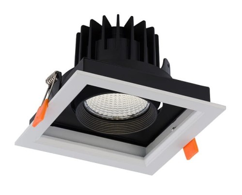 Oprawa podtynkowa wpuszczana CL DIA LED WHITE/BLACK 8721 NOWODVORSKI Lighting 18W 4000K IP20 Loft nowoczesna sufitowa biało-czarna biała Inspiracje Premium