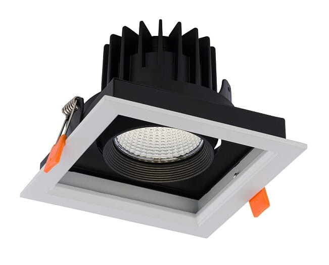 Oprawa podtynkowa wpuszczana CL DIA LED WHITE/BLACK 8721 NOWODVORSKI Lighting 18W 4000K IP20 Loft nowoczesna sufitowa biało-czarna biała Inspiracje Premium