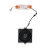 Oprawa podtynkowa wpuszczana CL DIA LED WHITE/BLACK 8722 NOWODVORSKI Lighting 18W 3000K IP20 Loft nowoczesna sufitowa biało-czarna biała Inspiracje Premium
