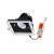 Oprawa podtynkowa wpuszczana CL DIA LED WHITE/BLACK 8722 NOWODVORSKI Lighting 18W 3000K IP20 Loft nowoczesna sufitowa biało-czarna biała Inspiracje Premium