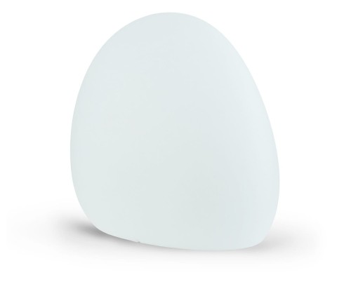 Świecący Kamień Ogrodowy 65cm STONE L 10581 NOWODVORSKI Lighting E27 230V zewnętrzna lampa elektryczna przenośna ogrodowa biała Cloud Forms do ogrodu Inspiracje Premium