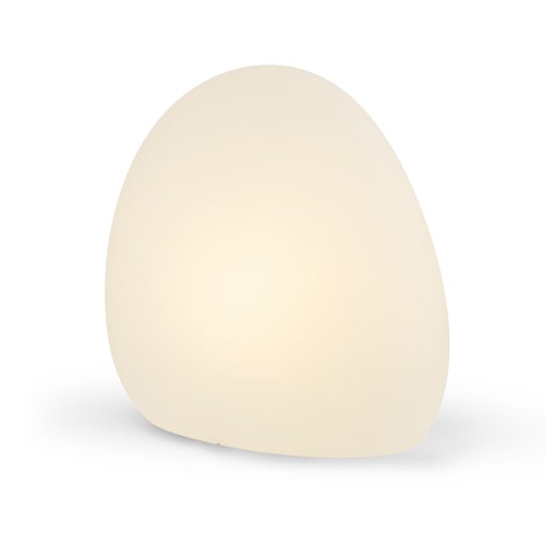 Świecący Kamień Ogrodowy 65cm STONE L 10581 NOWODVORSKI Lighting E27 230V zewnętrzna lampa elektryczna przenośna ogrodowa biała Cloud Forms do ogrodu Inspiracje Premium