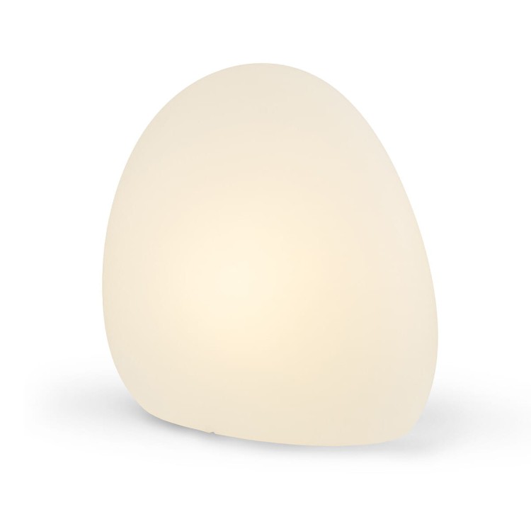 Świecący Kamień Ogrodowy 65cm STONE L 10581 NOWODVORSKI Lighting E27 230V zewnętrzna lampa elektryczna przenośna ogrodowa biała Cloud Forms do ogrodu Inspiracje Premium