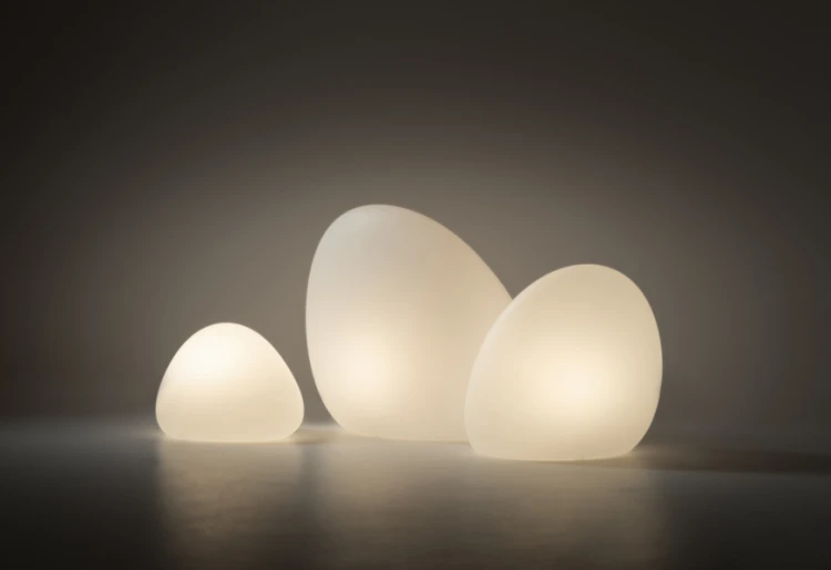Świecący Kamień Ogrodowy 50cm STONE M 10580 NOWODVORSKI Lighting E27 230V zewnętrzna lampa elektryczna przenośna ogrodowa biała Cloud Forms do ogrodu Inspiracje Premium