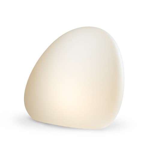 Świecący Kamień Ogrodowy 50cm STONE M 10580 NOWODVORSKI Lighting E27 230V zewnętrzna lampa elektryczna przenośna ogrodowa biała Cloud Forms do ogrodu Inspiracje Premium