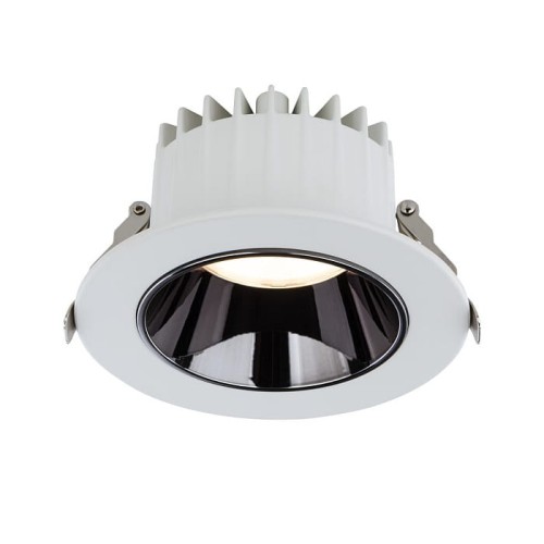 Oprawa podtynkowa wpuszczana CL KEA LED WHITE 8773 NOWODVORSKI Lighting 20W 3000K IP44 IP44/20 Loft nowoczesna sufitowa biała do łazienki na basen Inspiracje Premium