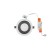 Oprawa podtynkowa wpuszczana CL KEA LED WHITE 8771 NOWODVORSKI Lighting 30W 3000K IP44 IP44/20 Loft nowoczesna sufitowa biała do łazienki na basen Inspiracje Premium