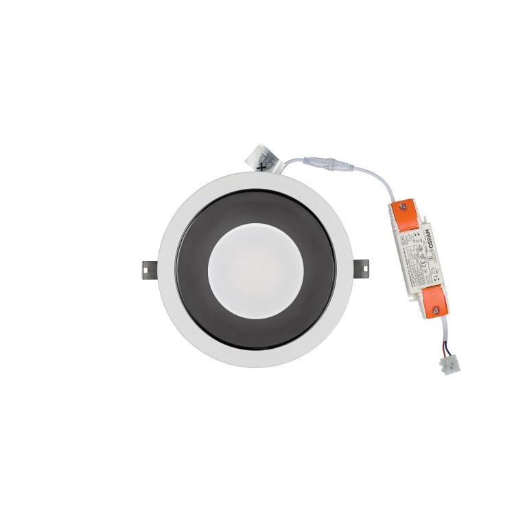 Oprawa podtynkowa wpuszczana CL KEA LED WHITE 8768 NOWODVORSKI Lighting 40W 3000K IP44 IP44/20 Loft nowoczesna sufitowa biała do łazienki na basen Inspiracje Premium