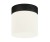 Lampa sufitowa łazienkowa CAYO BLACK 8055 NOWODVORSKI Lighting G9 IP44 nowoczesna oprawa oświetleniowa czarna czarny plafon oprawa do łazienki Inspiracje Premium