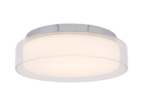 Lampa sufitowa łazienkowa PAN LED S CHROM 8173 NOWODVORSKI Lighting 12W IP44 nowoczesna oprawa oświetleniowa chrom plafon oprawa do łazienki Inspiracje Premium