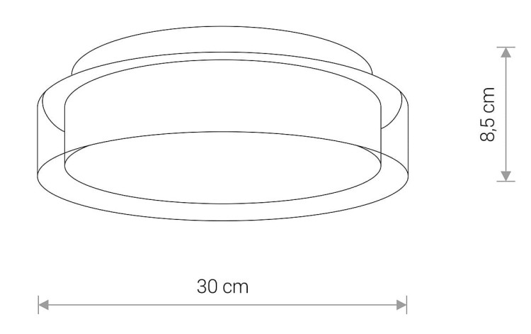 Lampa sufitowa łazienkowa PAN LED S CHROM 8173 NOWODVORSKI Lighting 12W IP44 nowoczesna oprawa oświetleniowa chrom plafon oprawa do łazienki Inspiracje Premium