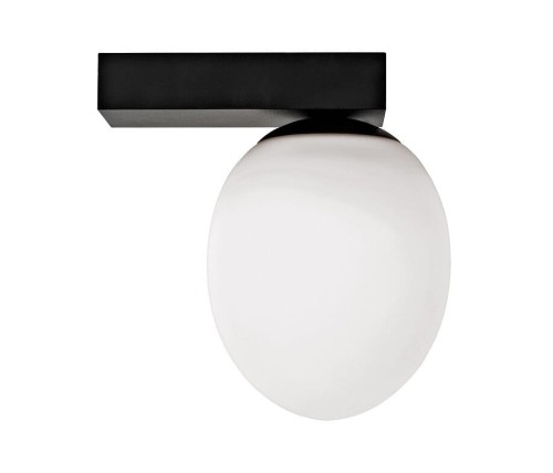 Lampa ścienna kinkiet łazienkowy Loft ICE EGG C BLACK 8132 NOWODVORSKI Lighting G9 IP44 nowoczesna oświetleniowa Industrialna czarna czarny metal łazienkowa do łazienki Inspiracje Premium