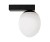 Lampa ścienna kinkiet łazienkowy Loft ICE EGG C BLACK 8132 NOWODVORSKI Lighting G9 IP44 nowoczesna oświetleniowa Industrialna czarna czarny metal łazienkowa do łazienki Inspiracje Premium