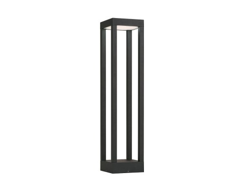 Lampa Stojąca Ogrodowa 50cm STRUCTURE LED I STOJĄCA BLACK 8145 NOWODVORSKI Lighting 13W IP54 230V 3000K zewnętrzna nowoczesna elektryczna czarna metalowa słupek ogrodowy tarasu krzewów barwa ciepła ciepłobiała biała czarny Inspiracje Premium