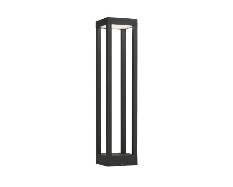 Lampa Stojąca Ogrodowa 50cm STRUCTURE LED I STOJĄCA BLACK 8145 NOWODVORSKI Lighting 13W IP54 230V 3000K zewnętrzna nowoczesna elektryczna czarna metalowa słupek ogrodowy tarasu krzewów barwa ciepła ciepłobiała biała czarny Inspiracje Premium