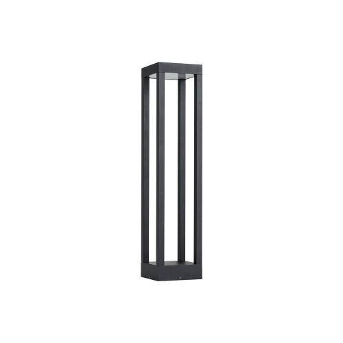 Lampa Stojąca Ogrodowa 50cm STRUCTURE LED I STOJĄCA BLACK 8145 NOWODVORSKI Lighting 13W IP54 230V 3000K zewnętrzna nowoczesna elektryczna czarna metalowa słupek ogrodowy tarasu krzewów barwa ciepła ciepłobiała biała czarny Inspiracje Premium