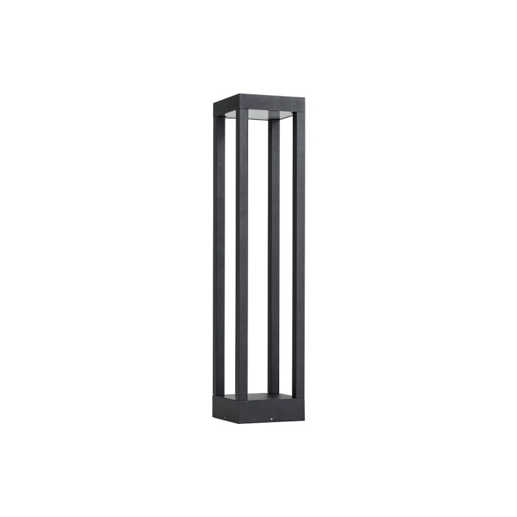 Lampa Stojąca Ogrodowa 50cm STRUCTURE LED I STOJĄCA BLACK 8145 NOWODVORSKI Lighting 13W IP54 230V 3000K zewnętrzna nowoczesna elektryczna czarna metalowa słupek ogrodowy tarasu krzewów barwa ciepła ciepłobiała biała czarny Inspiracje Premium