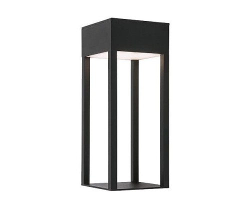 Lampa ogrodowa elewacyjna Kinkiet Zewnętrzny Nowoczesny STRUCTURE LED I KINKIET BLACK 8146 NOWODVORSKI Lighting 13W IP54 metal aluminium na budynek oświetlenie zewnętrzne barwa ciepła ciepłobiała biała czarna czarny Inspiracje Premium