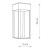 Lampa ogrodowa elewacyjna Kinkiet Zewnętrzny Nowoczesny STRUCTURE LED I KINKIET BLACK 8146 NOWODVORSKI Lighting 13W IP54 metal aluminium na budynek oświetlenie zewnętrzne barwa ciepła ciepłobiała biała czarna czarny Inspiracje Premium