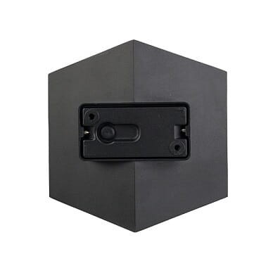 Lampa ogrodowa elewacyjna Kinkiet Zewnętrzny Nowoczesny TRIANGLES LED BLACK/GOLD 8141 NOWODVORSKI Lighting 2x5W IP54 metal aluminium czarna na budynek dwustronna oprawa oświetlenie zewnętrzne barwa ciepła ciepłobiała biała czarny złoty Inspiracje Premium