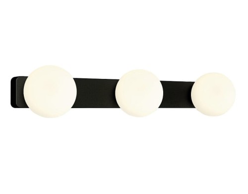 Lampa ścienna kinkiet łazienkowy Loft BRAZOS III BLACK 8056 NOWODVORSKI Lighting 3x G9 IP44 nowoczesna oświetleniowa Industrialna czarna czarny metal łazienkowa do łazienki Inspiracje Premium