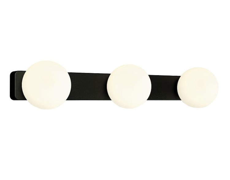 Lampa ścienna kinkiet łazienkowy Loft BRAZOS III BLACK 8056 NOWODVORSKI Lighting 3x G9 IP44 nowoczesna oświetleniowa Industrialna czarna czarny metal łazienkowa do łazienki Inspiracje Premium