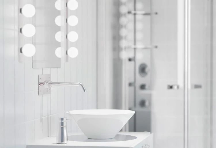 Lampa ścienna kinkiet łazienkowy Loft BRAZOS I 6948 NOWODVORSKI Lighting G9 IP44 nowoczesna oświetleniowa Industrialna bała biały metal łazienkowa do łazienki Inspiracje Premium