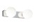 Lampa ścienna kinkiet łazienkowy Loft BRAZOS II 6950 NOWODVORSKI Lighting 2x G9 IP44 nowoczesna oświetleniowa Industrialna biała biały metal łazienkowa do łazienki Inspiracje Premium