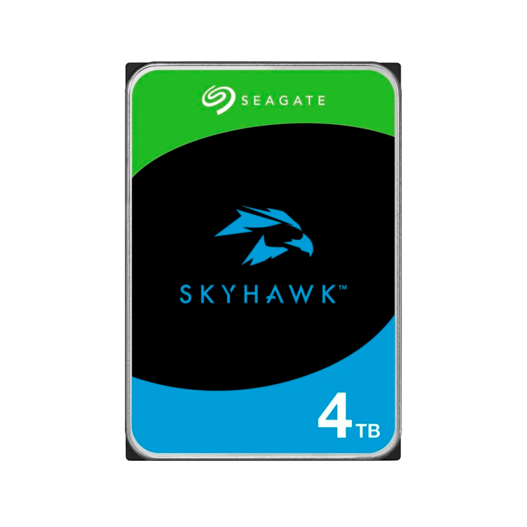 Dysk do monitoringu rejestratorów Seagate SkyHawk 4TB ST4000VX016 3,5" HDD SATA twardy do rejestratora zapisu obrazu z kamer Profesjonalny