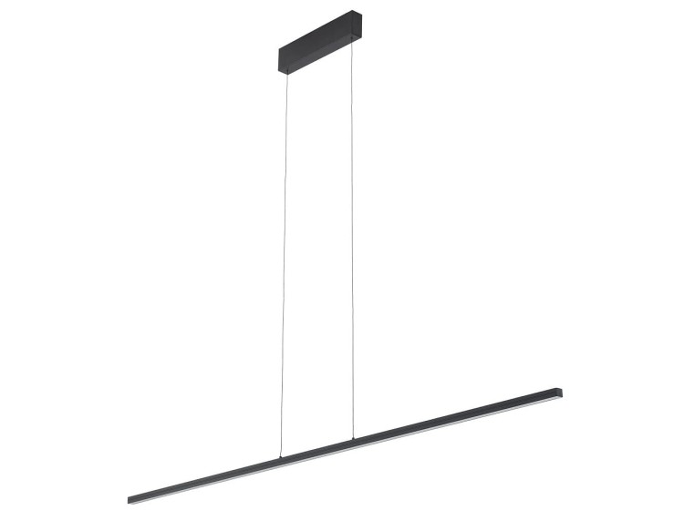 Lampa liniowa wisząca BAR LED S 4000K 21W 10847 NOWODVORSKI Lighting 120cm Loft nowoczesna sufitowa oświetleniowa zwis do biura nad biurko stół czarna czarny Inspiracje Premium