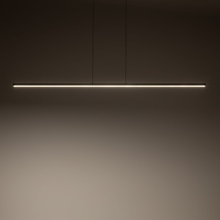 Lampa liniowa wisząca BAR LED S 4000K 21W 10847 NOWODVORSKI Lighting 120cm Loft nowoczesna sufitowa oświetleniowa zwis do biura nad biurko stół czarna czarny Inspiracje Premium