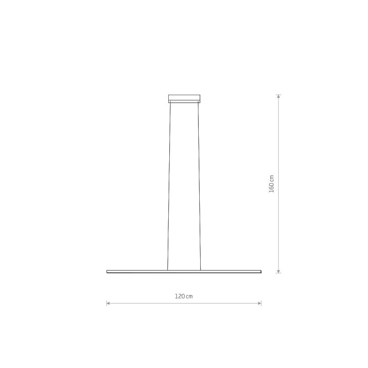 Lampa liniowa wisząca BAR LED S 4000K 21W 10847 NOWODVORSKI Lighting 120cm Loft nowoczesna sufitowa oświetleniowa zwis do biura nad biurko stół czarna czarny Inspiracje Premium