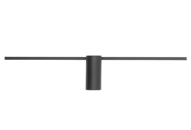 Lampa ścienna SPIN LED S 10620 NOWODVORSKI Lighting 9W 66cm 4000K Loft oprawa oświetleniowa nowoczesny kinkiet dekoracyjny czarna czarny metalowy Inspiracje Premium