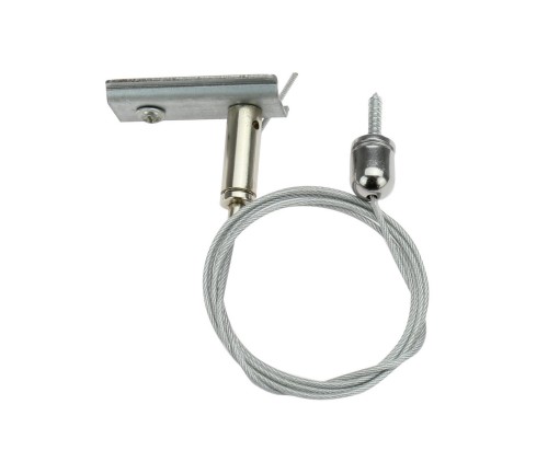 Zawiesie Systemowe 2m do Szynoprzewodu Szyny niskonapięciowy System SHIFT WLD+40026 WOJNAROWSKI Lighting Design 200cm Loft nowoczesna sufitowy ścienny oświetlenie szynowe listwa natynkowa zawieszana wieszak linka z autoregulacją Inspiracje Premium