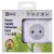 Przedłużacz w kształcie kostki kostka 4 gniazda + 2 USB 1.9m biały FRENCH P04119U Emos