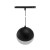 Lampa szynowa wisząca kula Industrialna szynowa LED 5W niskonapięciowy System SHIFT GLOBE P WLD+40001 WOJNAROWSKI Lighting Design 3000K Loft nowoczesna sufitowy oświetlenie szynowe zawieszana 48V szynoprzewodu szyny zwis czarna Inspiracje Premium