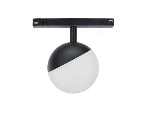 Lampa szynowa wisząca kula Industrialna szynowa LED 5W niskonapięciowy System SHIFT GLOBE WLD+40000 WOJNAROWSKI Lighting Design 3000K Loft nowoczesna sufitowy oświetlenie szynowe zawieszana 48V szynoprzewodu szyny kulka czarna Inspiracje Premium