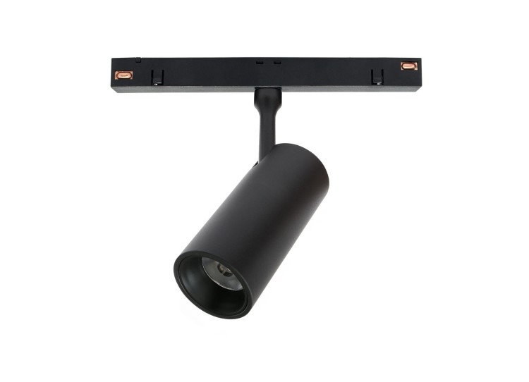 Lampa szynowa Reflektor szynowy LED 6W niskonapięciowy System SHIFT SPOT S WLD+40004 WOJNAROWSKI Lighting 3000K Loft nowoczesna sufitowy ścienny oświetlenie szynowe natynkowa podtynkowa zawieszana 48V szynoprzewodu szyny czarna Inspiracje Premium