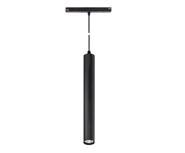 Lampa szynowa wisząca punktowa Industrialna szynowa LED 12W niskonapięciowy System SHIFT HANGIT WLD+40006 WOJNAROWSKI Lighting Design 3000K Loft nowoczesna sufitowy oświetlenie szynowe zawieszana 48V szynoprzewodu szyny zwis czarna Inspiracje Premium