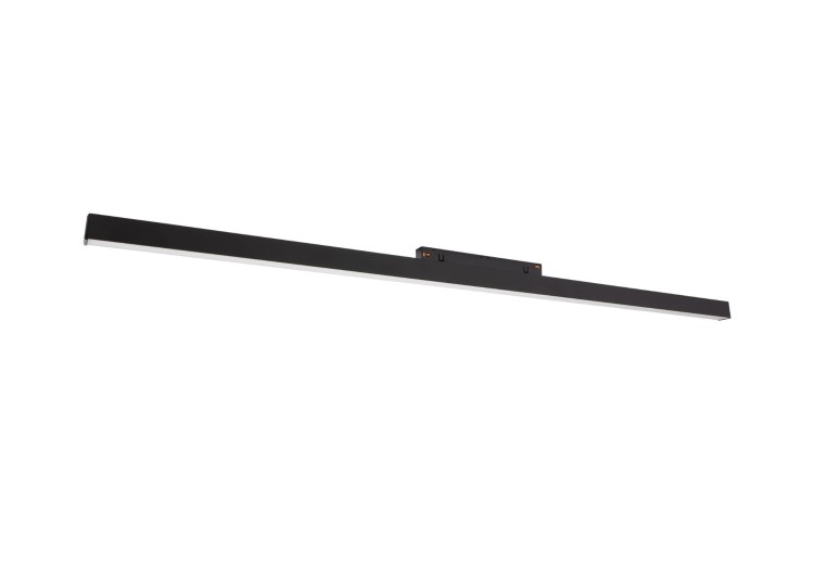 Oprawa Liniowa Lampa LED 90cm 22W do Szynoprzewodu Szyny niskonapięciowy System SHIFT LINE L WLD+40010 WOJNAROWSKI Lighting 3000K Loft nowoczesna sufitowy ścienny oświetlenie szynowe listwa natynkowa podtynkowa 48V czarna Inspiracje Premium