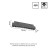 Oprawa Liniowa Lampa Raster LED 20cm 12W do Szynoprzewodu Szyny niskonapięciowy System SHIFT GRID S WLD+40011 WOJNAROWSKI Lighting 3000K Loft nowoczesna sufitowy ścienny oświetlenie szynowe listwa natynkowa podtynkowa 48V czarna Inspiracje Premium