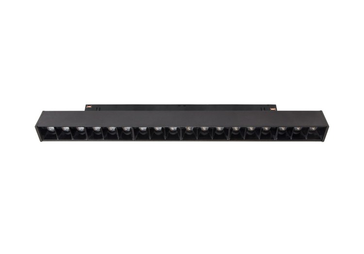 Oprawa Liniowa Lampa Raster LED 30cm 17W do Szynoprzewodu Szyny niskonapięciowy System SHIFT GRID M WLD+40012 WOJNAROWSKI Lighting 3000K Loft nowoczesna sufitowy ścienny oświetlenie szynowe listwa natynkowa podtynkowa 48V czarna Inspiracje Premium