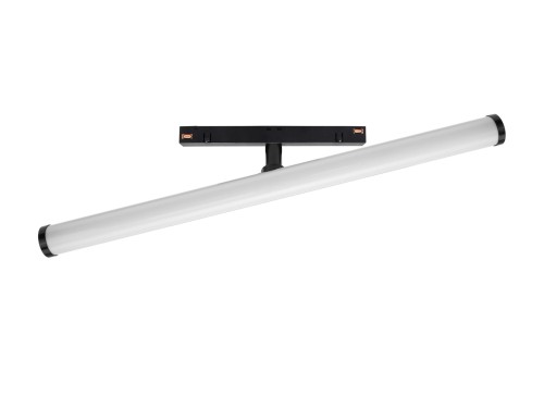 Lampa szynowa podłużna tuba LED 40cm 12W niskonapięciowy System SHIFT BEAM WLD+40007 WOJNAROWSKI Lighting 3000K Loft nowoczesna sufitowy ścienny oświetlenie szynowe natynkowa podtynkowa zawieszana 48V szynoprzewodu szyny czarna Inspiracje Premium