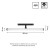 Lampa szynowa podłużna tuba LED 40cm 12W niskonapięciowy System SHIFT BEAM WLD+40007 WOJNAROWSKI Lighting 3000K Loft nowoczesna sufitowy ścienny oświetlenie szynowe natynkowa podtynkowa zawieszana 48V szynoprzewodu szyny czarna Inspiracje Premium