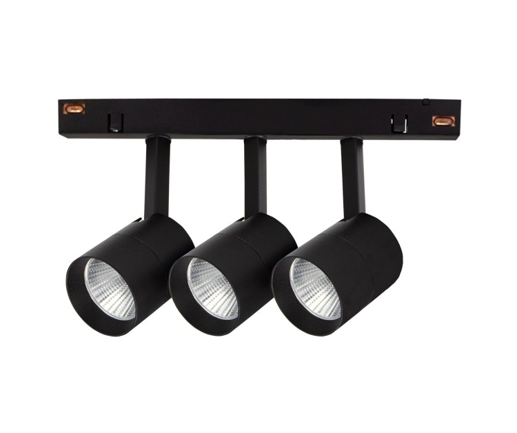 Lampa szynowa Reflektor szynowy LED 10W niskonapięciowy System SHIFT SPOT X3 WLD+40032 WOJNAROWSKI Lighting 3000K Loft nowoczesna sufitowy ścienny oświetlenie szynowe natynkowa podtynkowa zawieszana 48V szynoprzewodu szyny czarna Inspiracje Premium