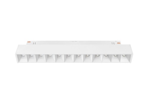 Oprawa Liniowa Lampa Raster LED 20cm 12W do Szynoprzewodu Szyny niskonapięciowy System SHIFT GRID S WLD+40040 WOJNAROWSKI Lighting 3000K Loft nowoczesna sufitowy ścienny oświetlenie szynowe listwa natynkowa podtynkowa 48V biała Inspiracje Premium