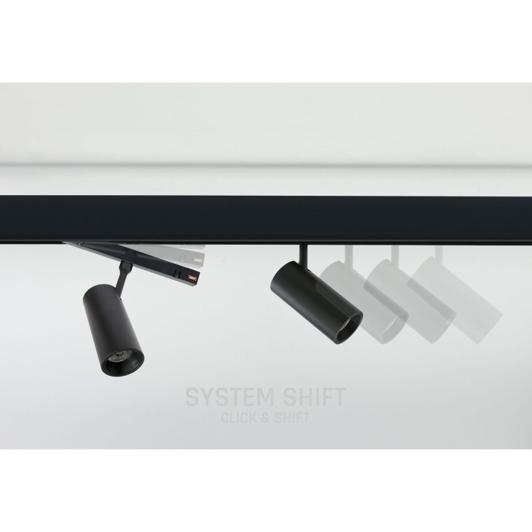 Lampa szynowa Reflektor szynowy LED 6W niskonapięciowy System SHIFT SPOT S WLD+40002 WOJNAROWSKI Lighting 3000K Loft nowoczesna sufitowy ścienny oświetlenie szynowe natynkowa podtynkowa zawieszana 48V szynoprzewodu szyny biała Inspiracje Premium