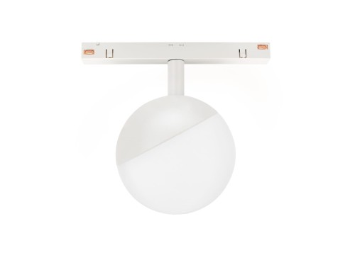 Lampa szynowa wisząca kula Industrialna szynowa LED 5W niskonapięciowy System SHIFT GLOBE WLD+40033 WOJNAROWSKI Lighting Design 3000K Loft nowoczesna sufitowy oświetlenie szynowe zawieszana 48V szynoprzewodu szyny kulka biała Inspiracje Premium