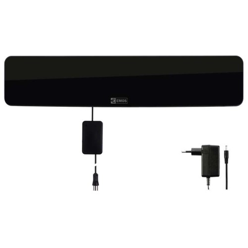 Antena pokojowa wewnętrzna DVB-T 20 dBi filtr LTE/4G HDC3 J0675 Emos DVB-T2 UHF