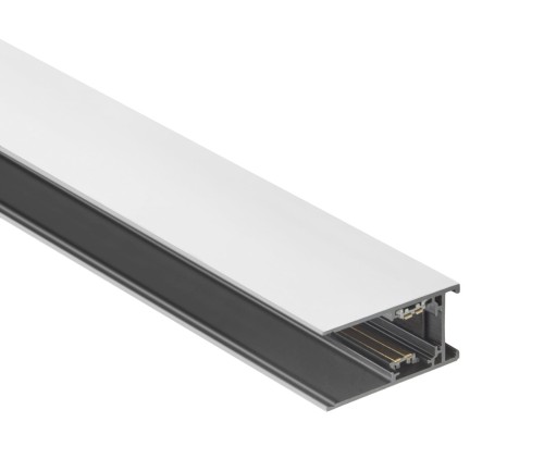 Szynoprzewód Szyna 2m jednofazowa magnetyczna System SHIFT WLD+40015 WOJNAROWSKI Lighting Loft nowoczesna 1 fazowa 1F sufitowy ścienny oświetlenie szynowe listwa natynkowa podtynkowa zawieszana 48V 230V biały biała wąska magnetic Inspiracje Premium